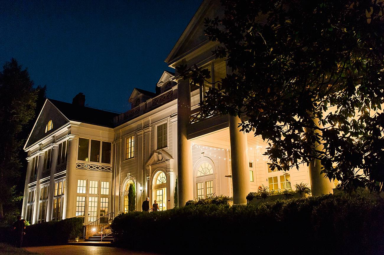 The front of the Duke Mansion in Charlotte, NC