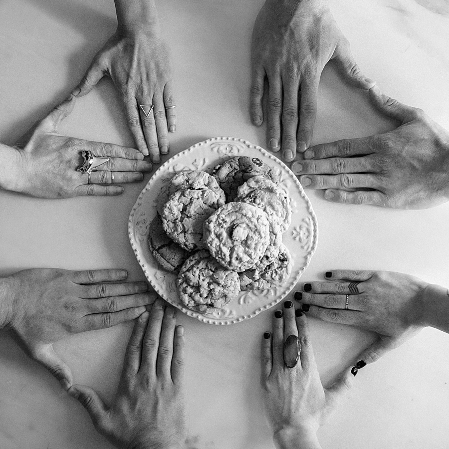 A plate of cookies for The Cookie Cult in Charlotte NC