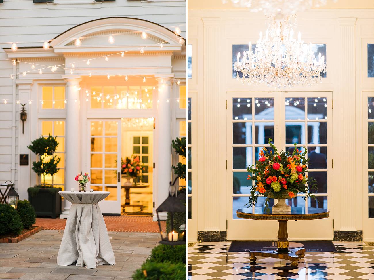 flower details at the Duke Mansion