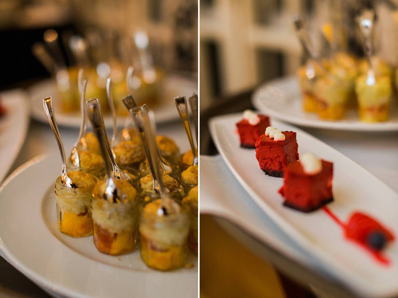Desserts at the duke mansion in Charlotte, NC